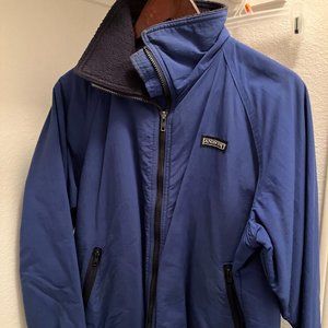 Women's Lands End Blue Jacket, Size Large